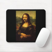 Mona Lisa mit Mustache Mousepad (Mit Mouse)