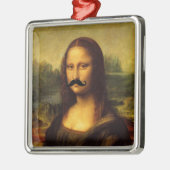 Mona Lisa mit Mustache Ornament Aus Metall (Links)