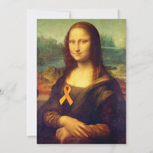 Mona Lisa mit Orange Ribbon (Vorderseite)