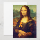 Mona Lisa mit Orange Ribbon (Vorne/Hinten)