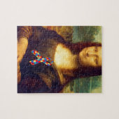 Mona Lisa mit Puzzle Ribbon (Horizontal)