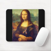 Mona Lisa mit Puzzle Ribbon Mousepad (Mit Mouse)