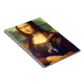 Mona Lisa mit Puzzle Ribbon Notizblock (Rechte Seite)