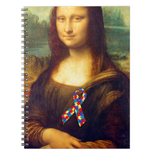 Mona Lisa mit Puzzleband Notizblock