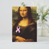 Mona Lisa mit rosa Ribbon (Stehend Vorderseite)