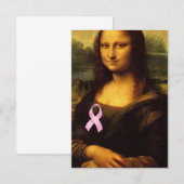 Mona Lisa mit rosa Ribbon (Vorne/Hinten)