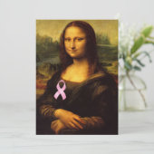 Mona Lisa mit rosa Ribbon (Stehend Vorderseite)