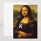 Mona Lisa mit rosa Ribbon (Vorne/Hinten)