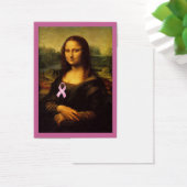 Mona Lisa mit rosa Ribbon (Schreibtisch)