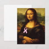 Mona Lisa mit rosa Ribbon (Vorne/Hinten)