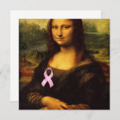 Mona Lisa mit rosa Ribbon (Vorne/Hinten)