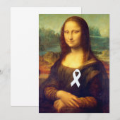 Mona Lisa mit weißem Ribbon (Vorne/Hinten)