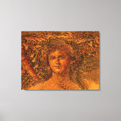 Mona Lisa Mosaic Leinwanddruck (Vorderseite)