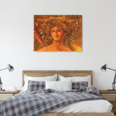 Mona Lisa Mosaic Leinwanddruck (Insitu (Schlafzimmer))