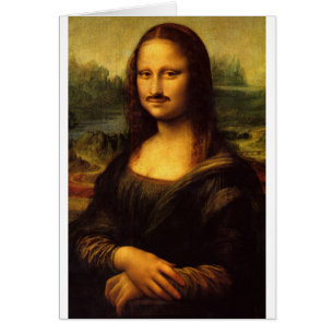 Mona lisa mustache