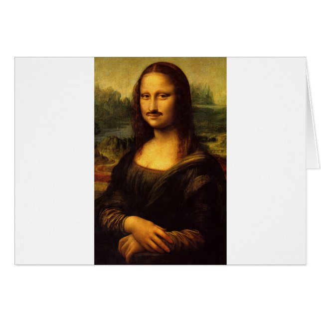 Mona lisa mustache (Vorderseite (Horizontal))