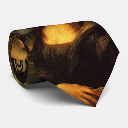 Mona lisa mustache krawatte (Gerollt)