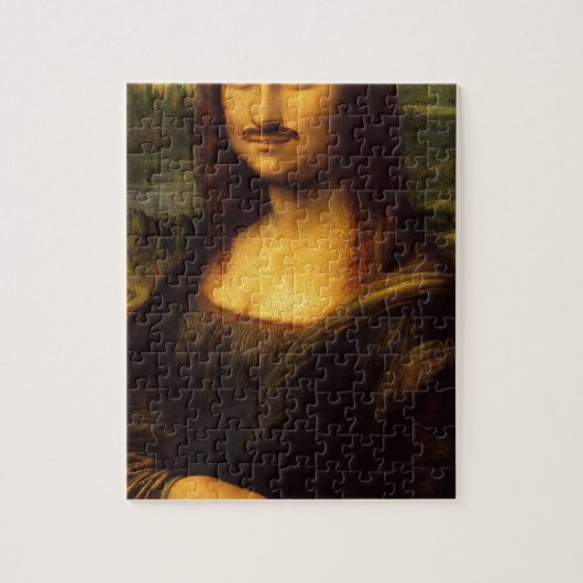 Mona lisa mustache puzzle (Vertikal)