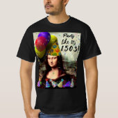 Mona Lisa New Years T-Shirt (Vorderseite)