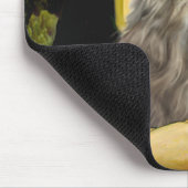 Mona Lisa - Norweigan Forest Cat Mousepad (Ecke)