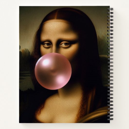 Mona Lisa Notizblock (Rückseite)