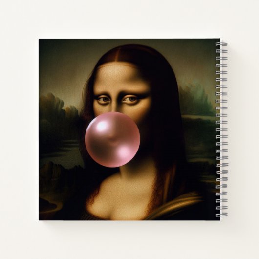 Mona Lisa Notizblock (Rückseite)