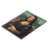 "Mona Lisa" Notizbuch Notizblock (Linke Seite)