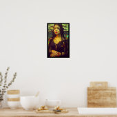 Mona Lisa oder ein Sexy Underwater Vampire Poster (Küche)