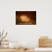 "Mona Lisa of the Galilee", Sepphoris, Israel Poster (Küche)