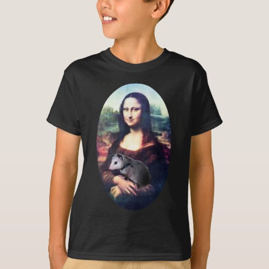 Mona Lisa Opossum T-Shirt (Vorderseite)