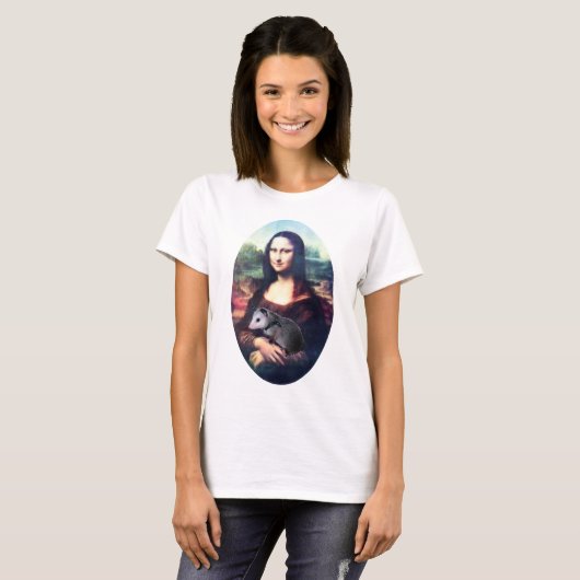 Mona Lisa Opossum T-Shirt (Vorne ganz)