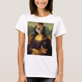Mona Lisa Orange Cat T-Shirt (Vorderseite)