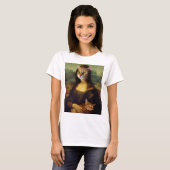 Mona Lisa Orange Cat T-Shirt (Vorne ganz)