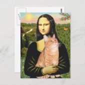 Mona Lisa - Orange Tabby SH 46 Postkarte (Vorne/Hinten)