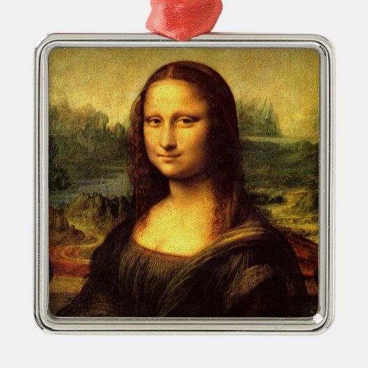 Mona Lisa Ornament Aus Metall (Vorne)
