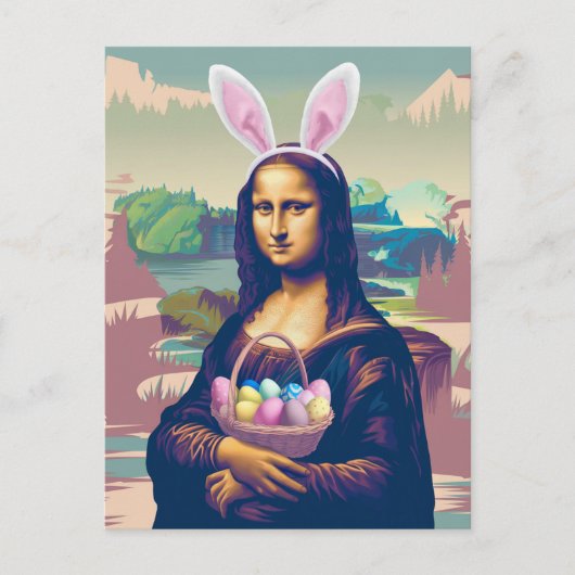 Mona Lisa Ostera Postkarte (Vorderseite)
