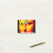 mona lisa painting story post-it klebezettel (Auf Schreibtisch)