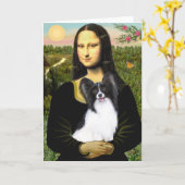 Mona Lisa - Papillon 1 Karte (Gelbe Blume)