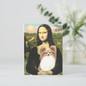 Mona Lisa - Papillon 4 Postkarte (Stehend Vorderseite)