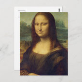 Mona Lisa Picture Ledge Postkarte (Vorne/Hinten)