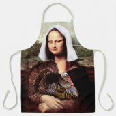 Mona Lisa Pilgrim Erntedank Schürze (Vorderseite)