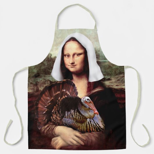 Mona Lisa Pilgrim Erntedank Schürze (Vorderseite)