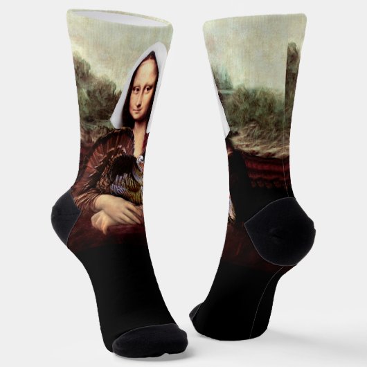 Mona Lisa Pilgrim Erntedank Socken (Gewinkelt)