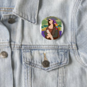 Mona Lisa Pirat Button (Beispiel)