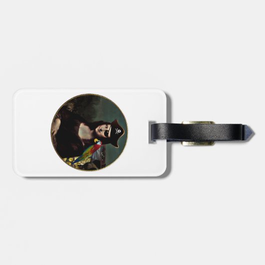 Mona Lisa Pirate Captain Gepäckanhänger (Rückseite horizontal)