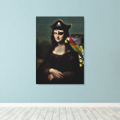 Mona Lisa Pirate Captain Leinwanddruck (Insitu (Holzboden))
