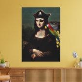 Mona Lisa Pirate Captain Leinwanddruck (Insitu (Wohnzimmer))