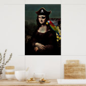 Mona Lisa Pirate Captain Poster (Küche)