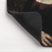 Mona Lisa Pirate mit Mustache Mousepad (Ecke)