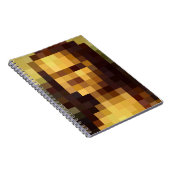 Mona Lisa pixel art Leonardo da Vinci, La Gioconda Notizblock (Rechte Seite)